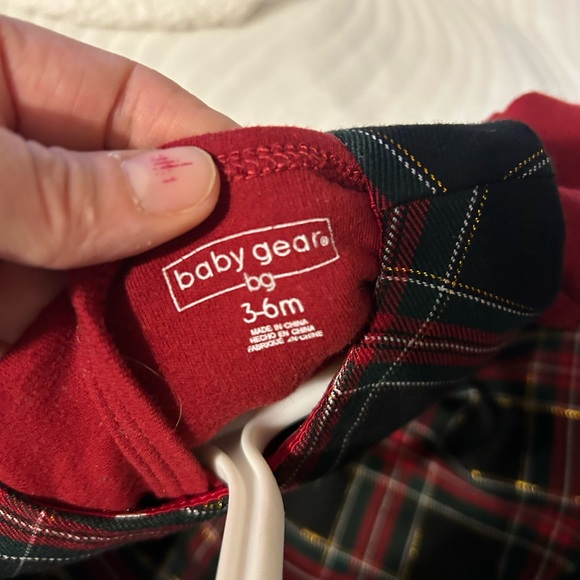 2 piece  red plaid Christmas dress set - Picture 4 of 11